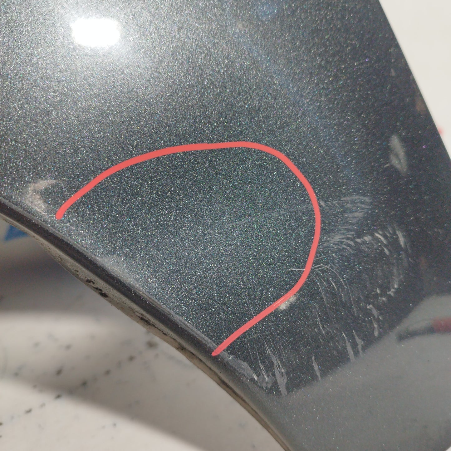 Parafango anteriore sx grigio Peugeot 206  Plus 2010 ecoAC6299