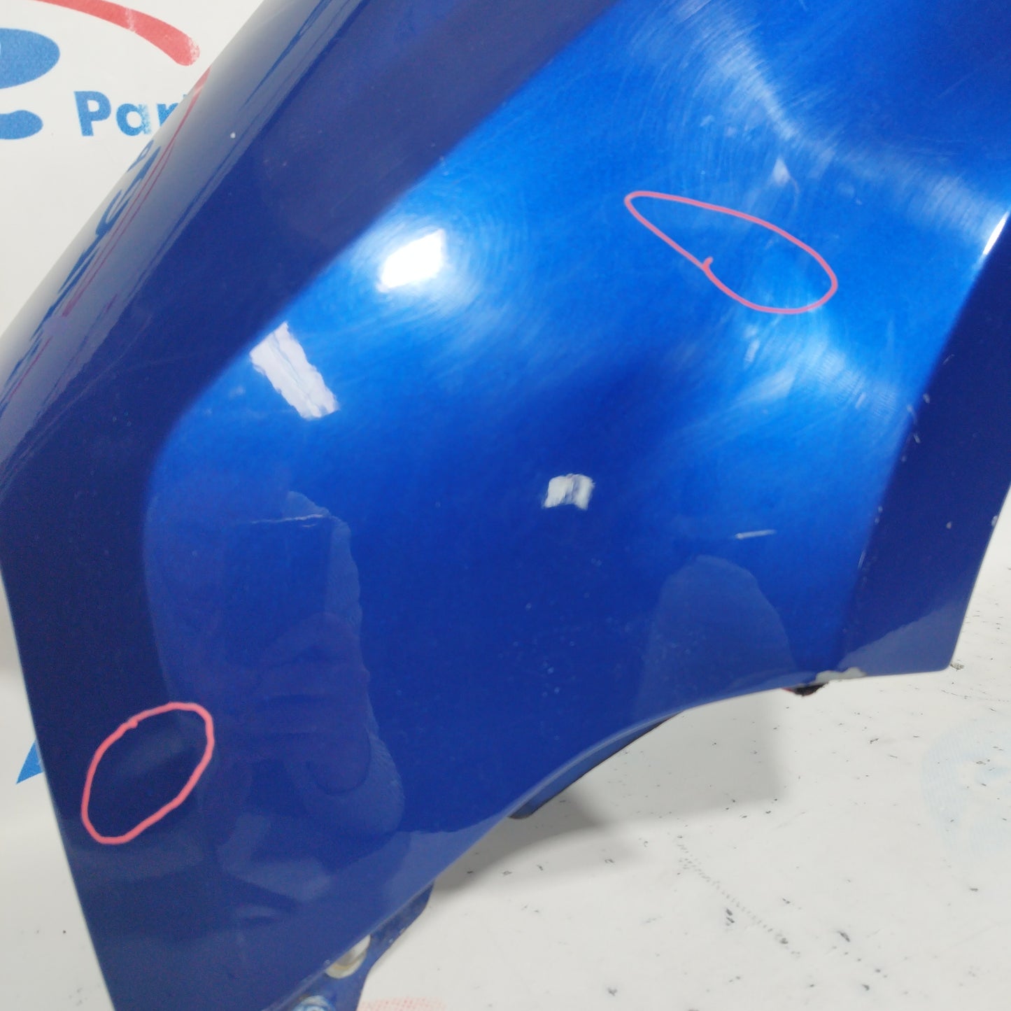 Vorderer linker Kotflügel, blau, Fiat Panda 2008 ecoAC6310