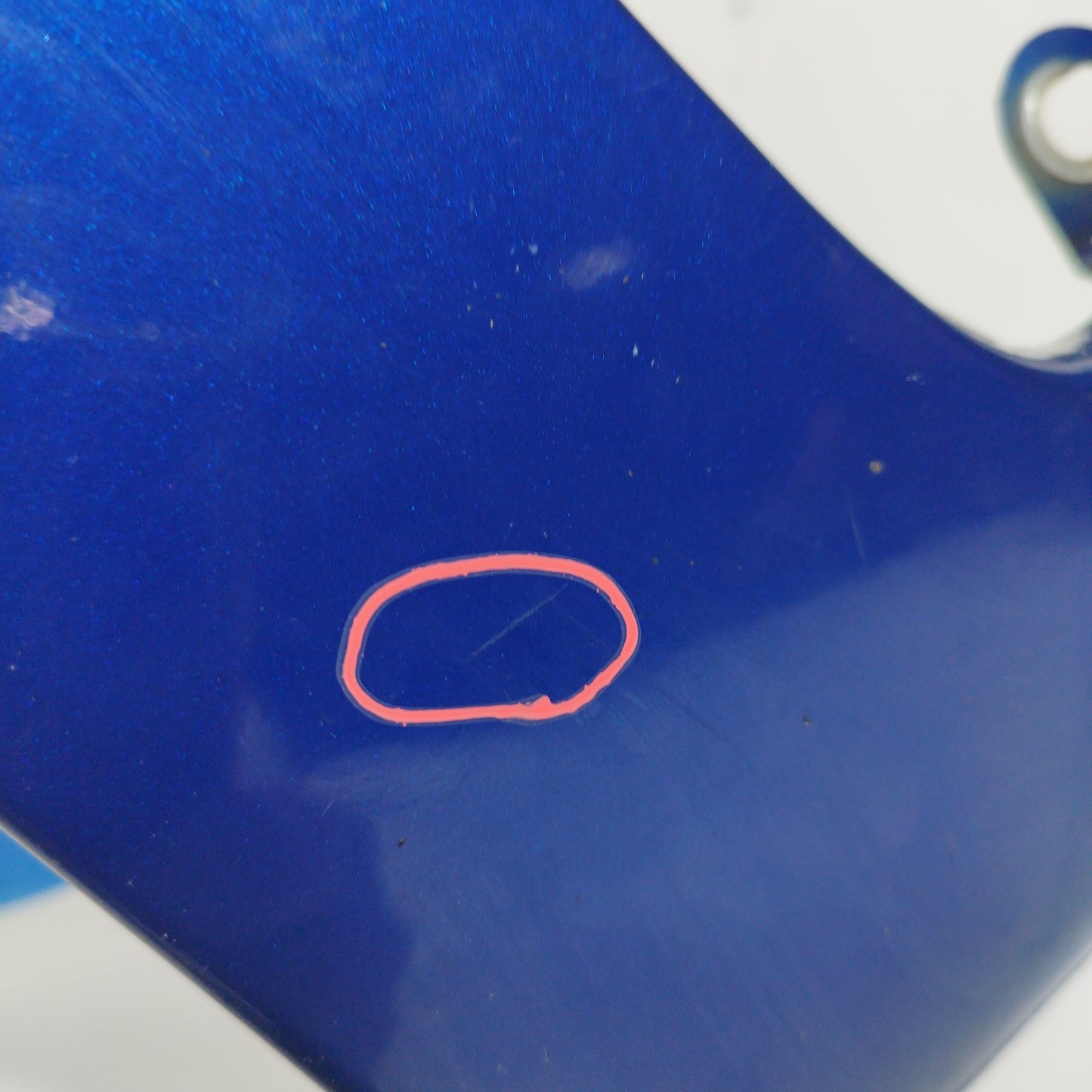 Vorderer linker Kotflügel, blau, Fiat Panda 2008 ecoAC6310