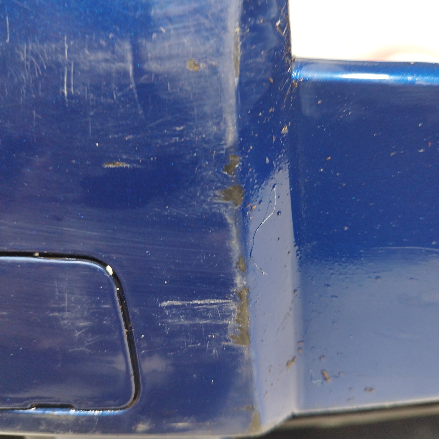 Blue front bumper Fiat Panda 2008 ecoAC6313