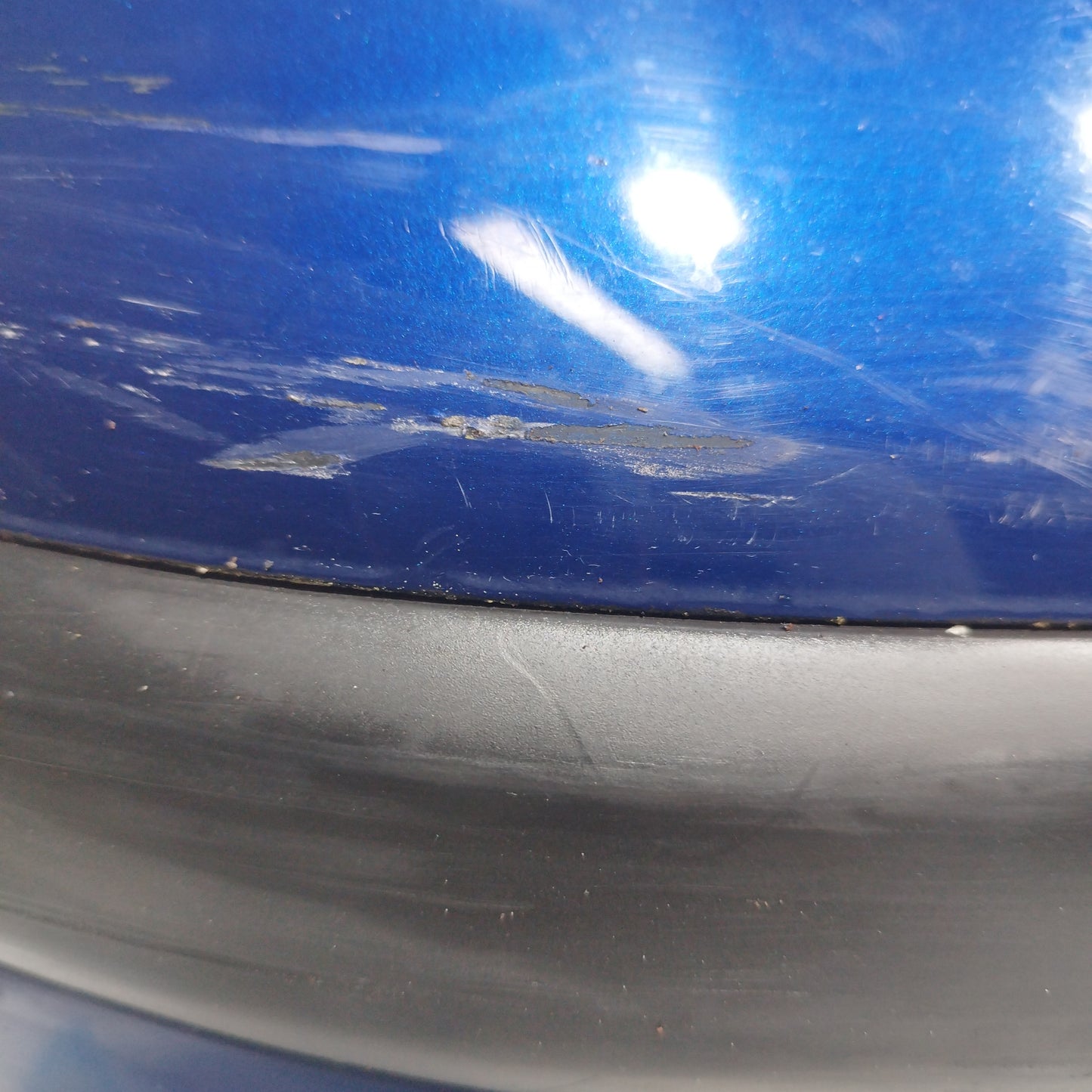 Blue front bumper Fiat Panda 2008 ecoAC6313