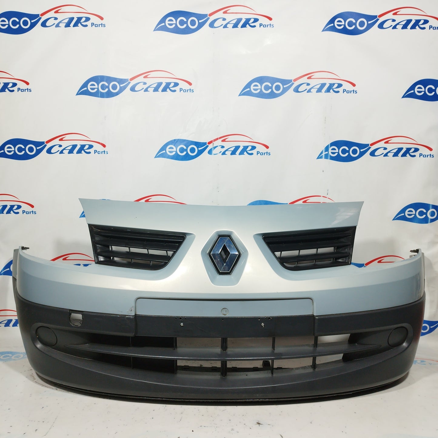Silver gray front bumper Renault Megane 2005 ecoAC6314
