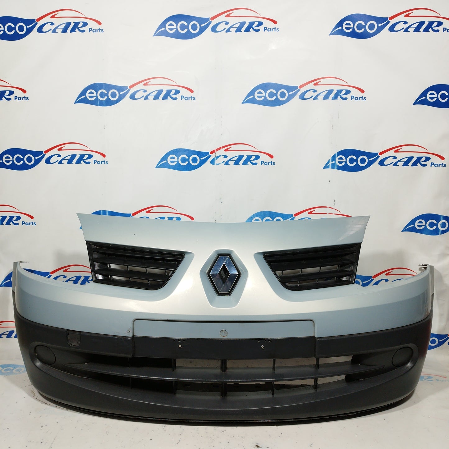 Silver gray front bumper Renault Megane 2005 ecoAC6314