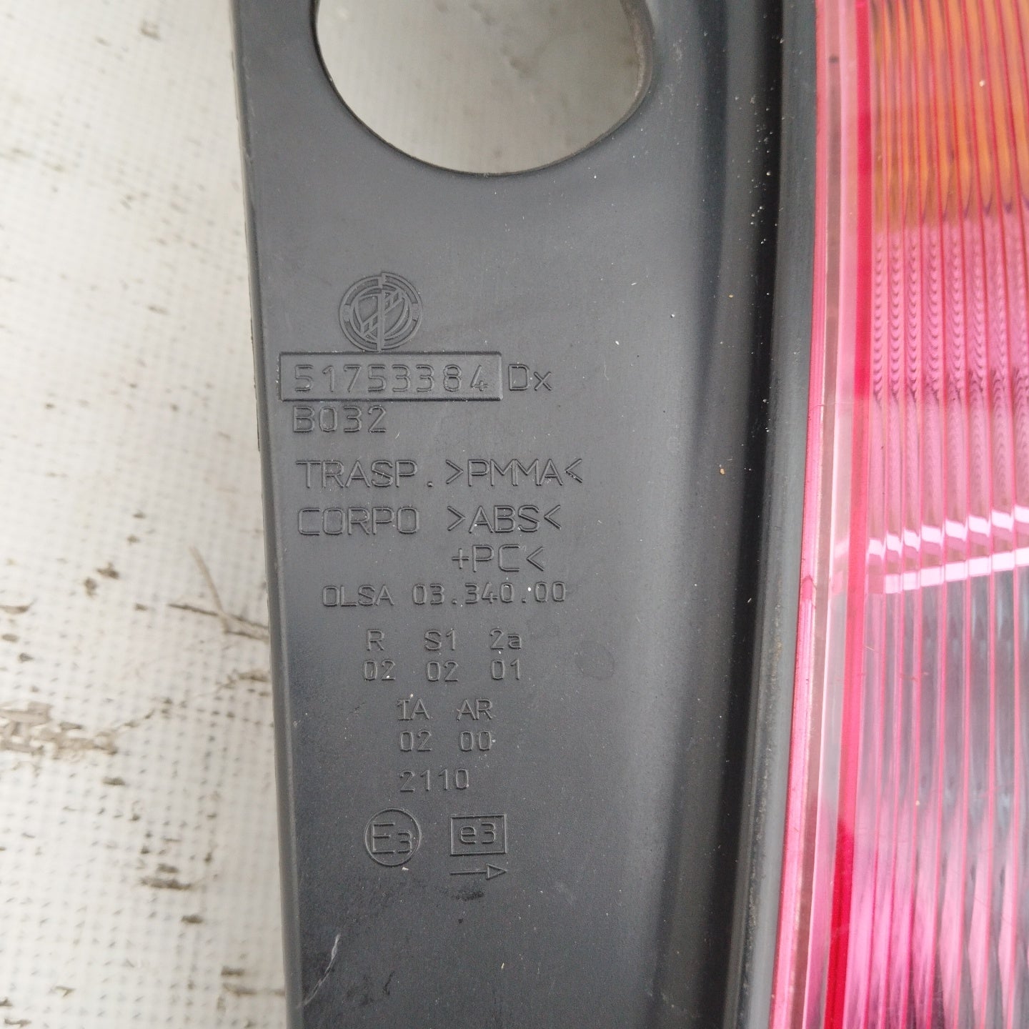 Right rear light Lancia Ypsilon 2006 ecoAG3789