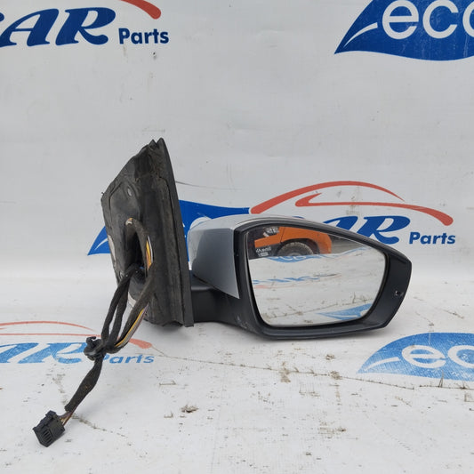 Rechter Außenspiegel, silbergrau, Volkswagen Polo, Baujahr 2011, 6-adrig, Code: 6r1857502ar ecoAG3806