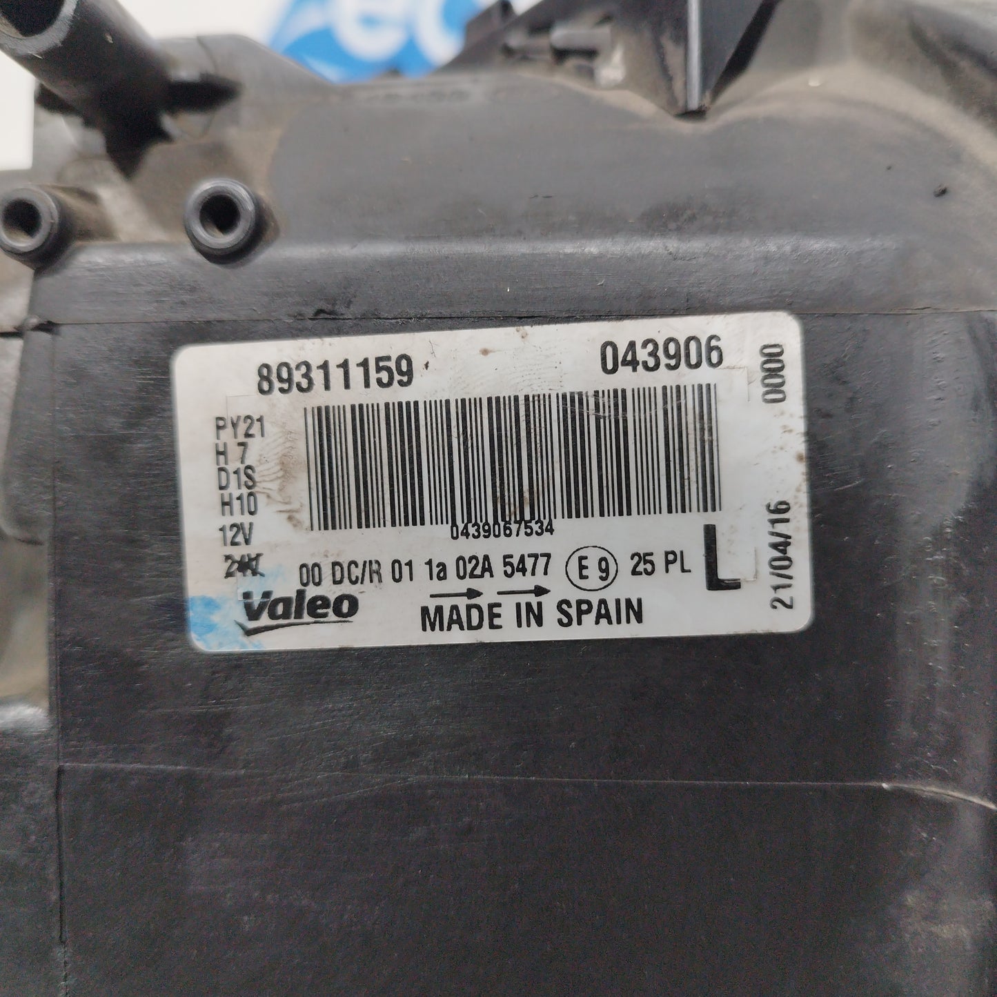 Fanale anteriore sx Bmw Serie 1 e87 2008 Xenon codice: 89311159 ecoAC6336