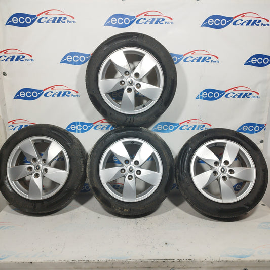 Alloy wheels complete with tires Renault Megane 3rd Series 2010 R16 ecoAC6345