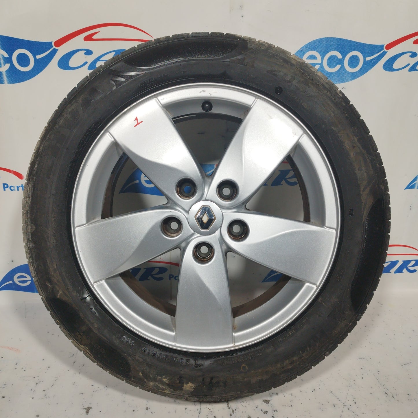 Cerchi in lega completi di gomme Renault Megane 3° Serie 2010 R16 ecoAC6345