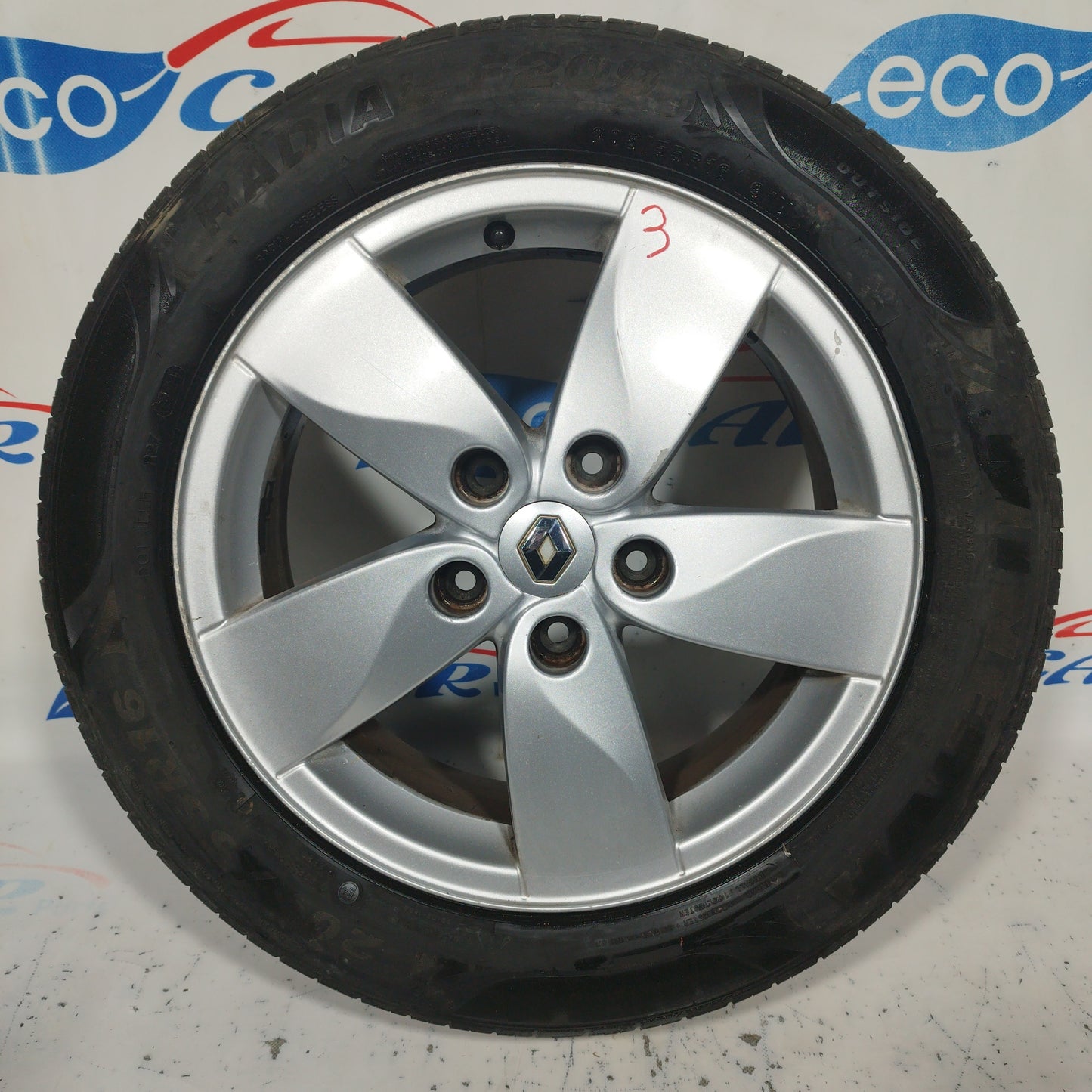 Cerchi in lega completi di gomme Renault Megane 3° Serie 2010 R16 ecoAC6345