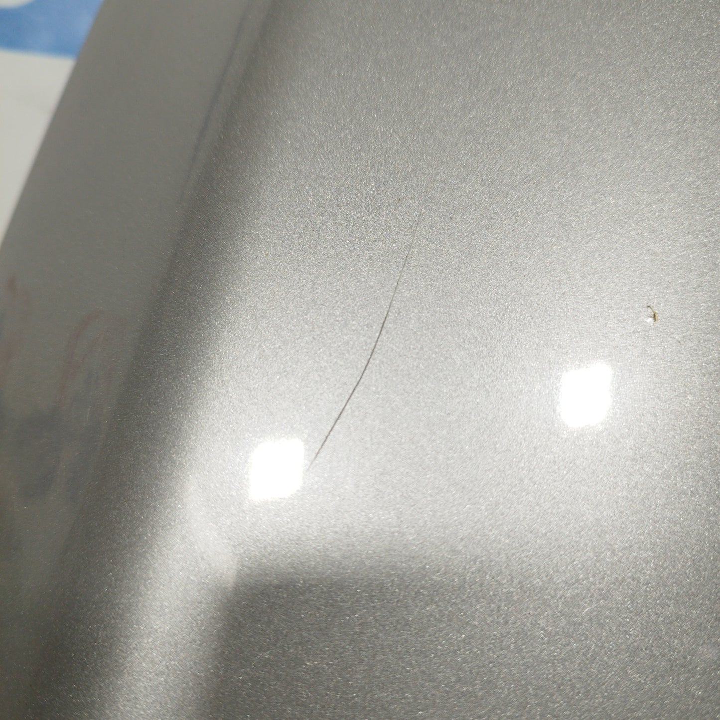 Silver gray front right mudguard MG TF 2001 ecoAC6346