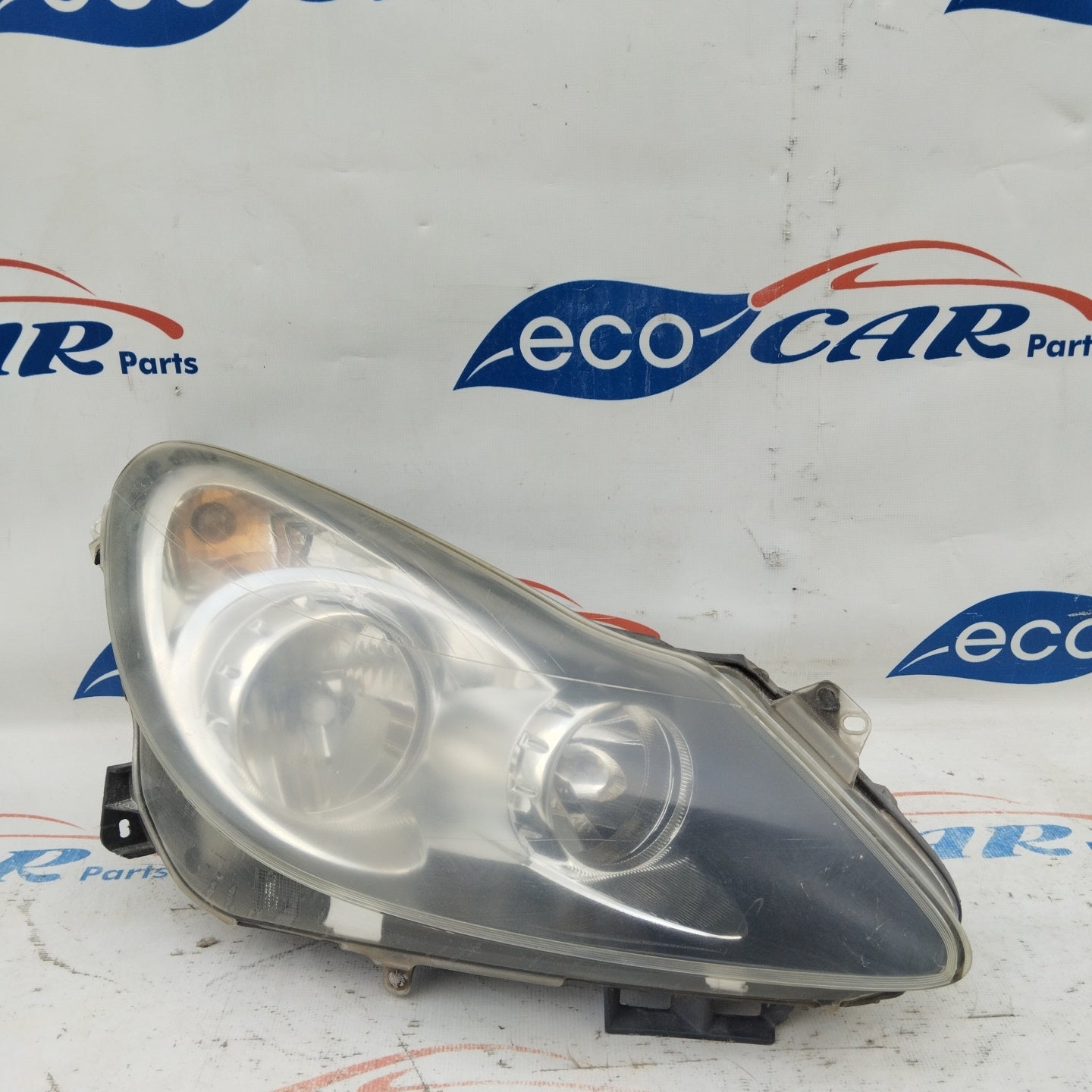 Fanale anteriore dx Opel Corsa D fondo nero ecoAG3841