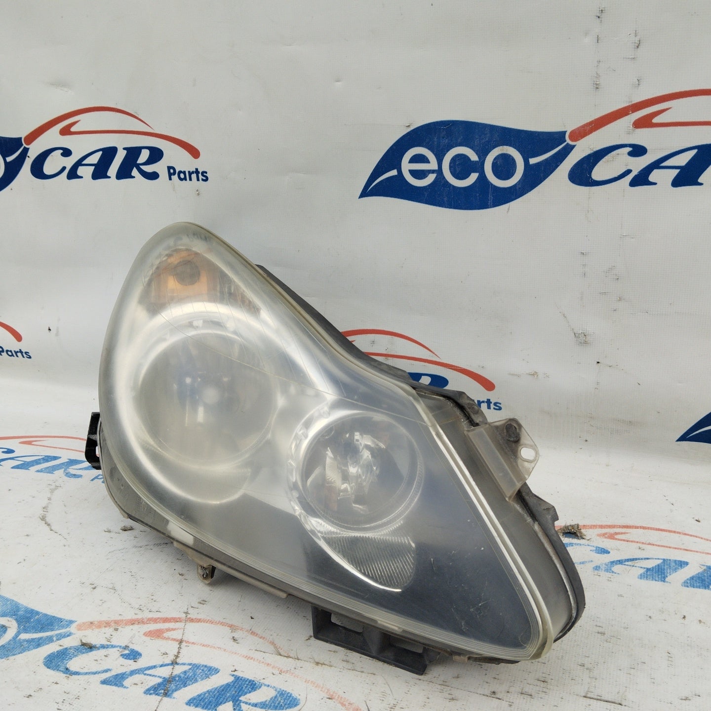 Fanale anteriore dx Opel Corsa D fondo nero ecoAG3841
