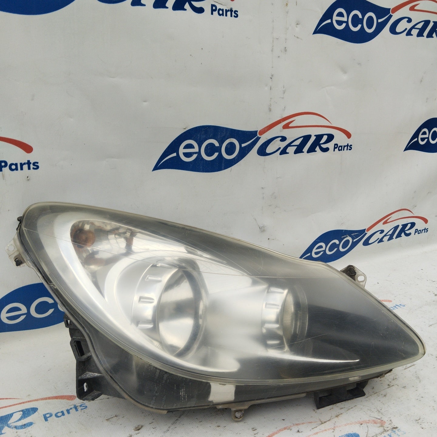 Fanale anteriore dx Opel Corsa D fondo nero ecoAG3841