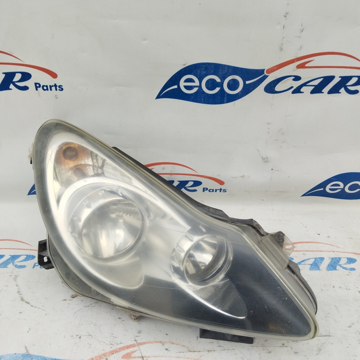 Fanale anteriore dx Opel Corsa D fondo nero ecoAG3841