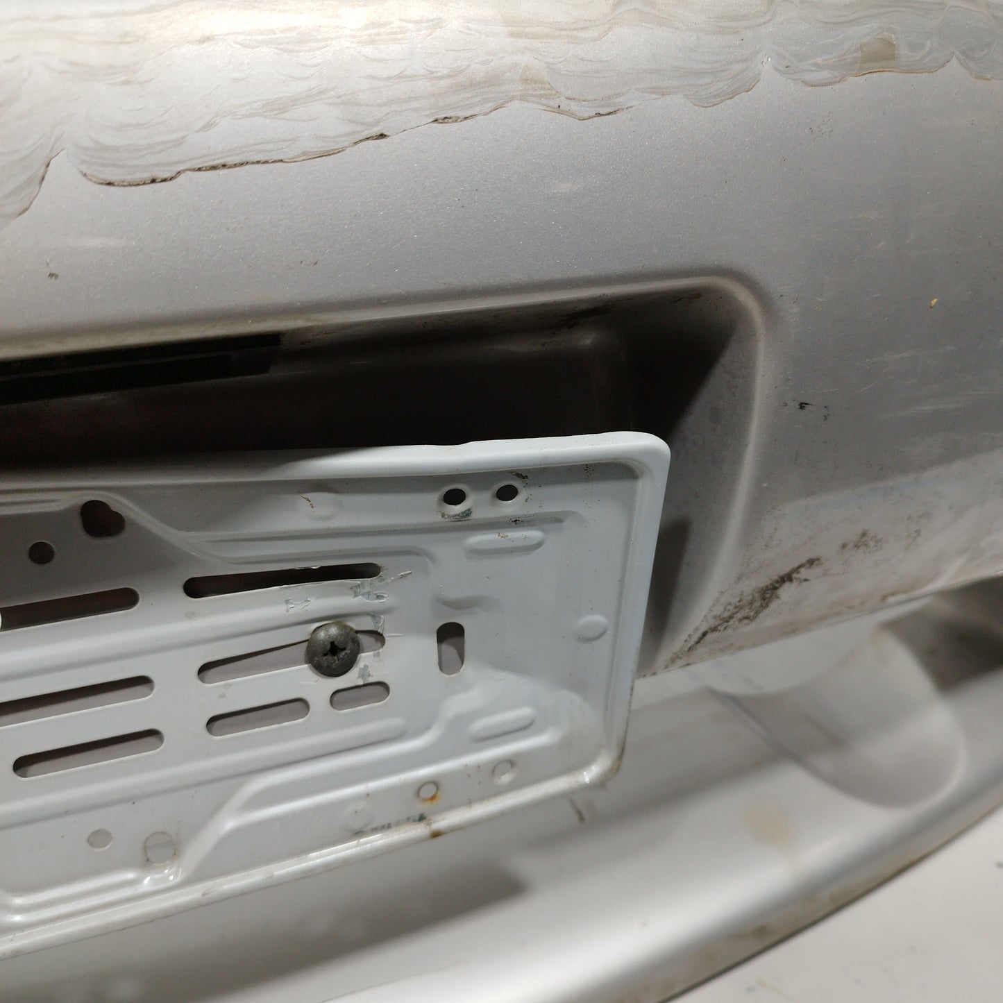 MG F 2001 ecoAC6351 graue Heckstoßstange