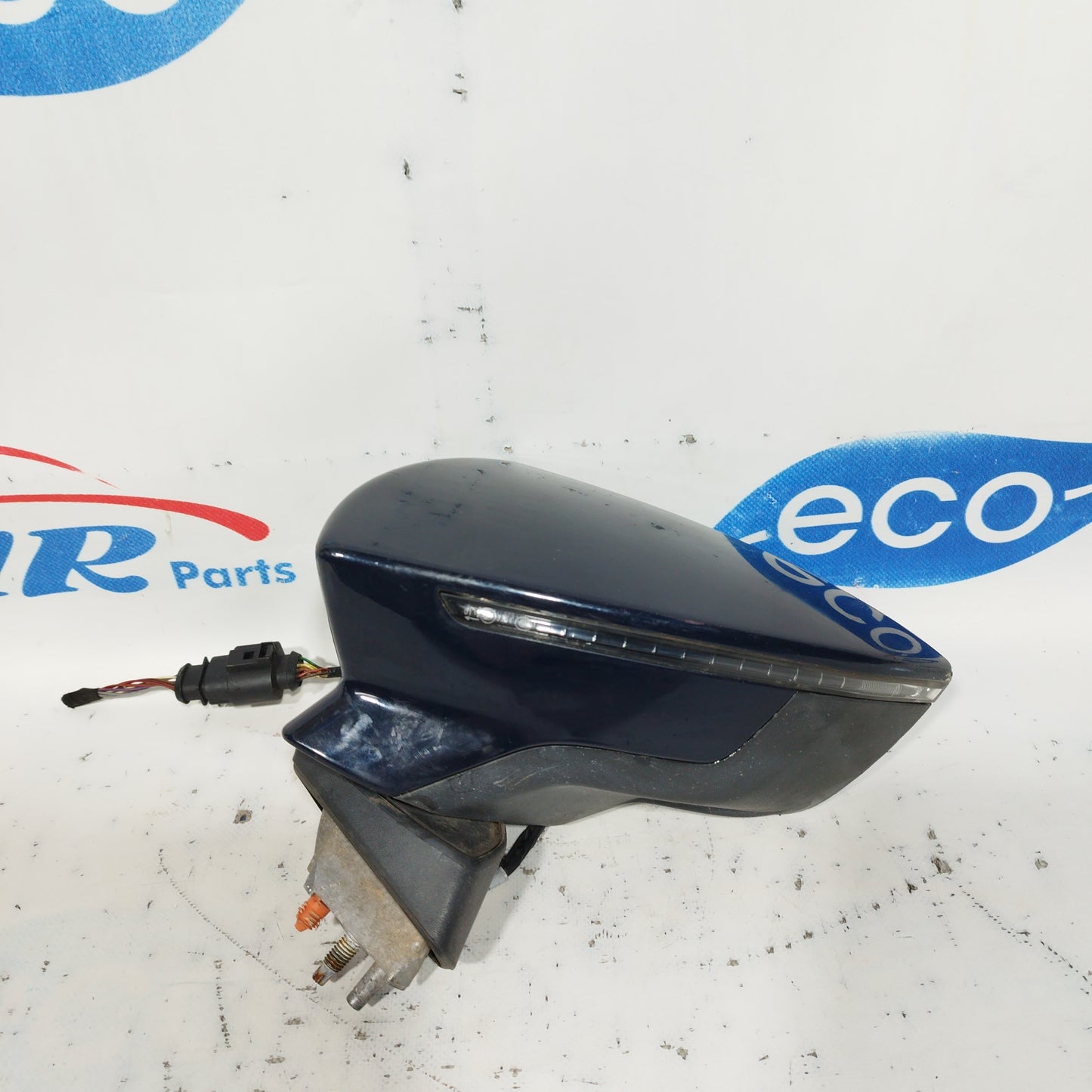 Specchietto elettrico anteriore sx blu Seat Leon 2012 8 Fili ecoAC6364