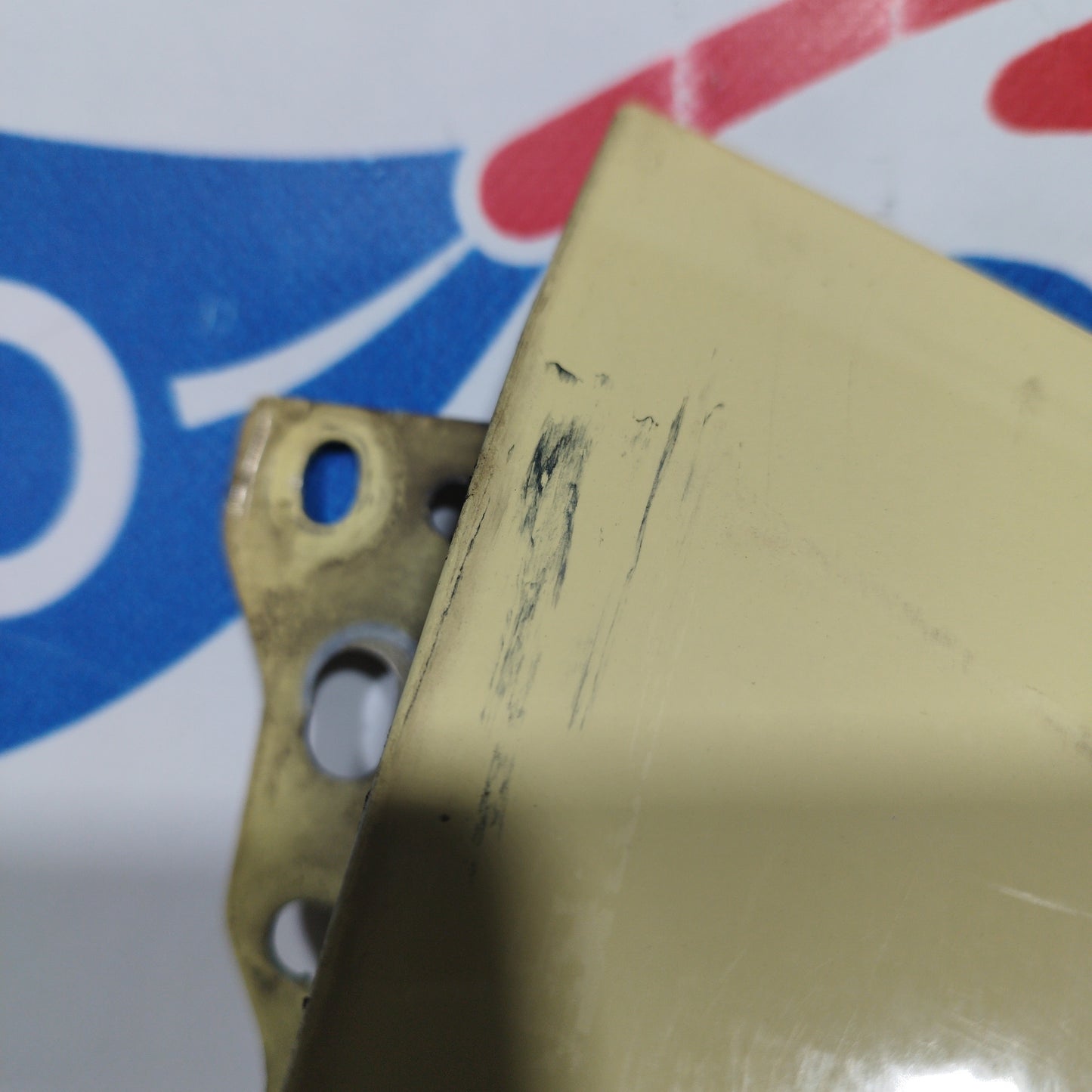 Straw yellow left front fender Fiat Panda 2008 ecoAC6476