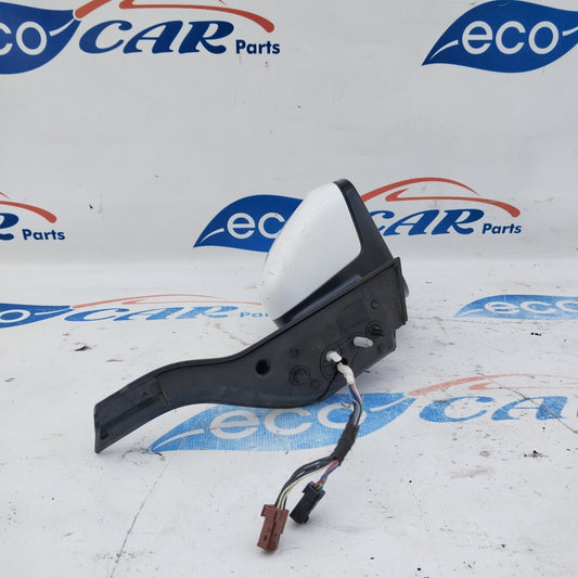 Elektrischer rechter Außenspiegel, weiß, Peugeot 208, Baujahr 2012, 11-adrig, 2-polig, ecoAG3926