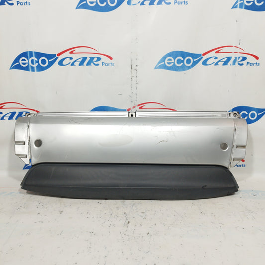 Rear central bumper silver gray Smart Fortwo 450 2004 ecoAC6541