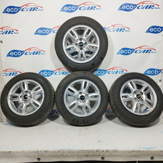 Alloy wheels complete with r15 Mini Cooper R56 2008 ecoAC6549 wheels