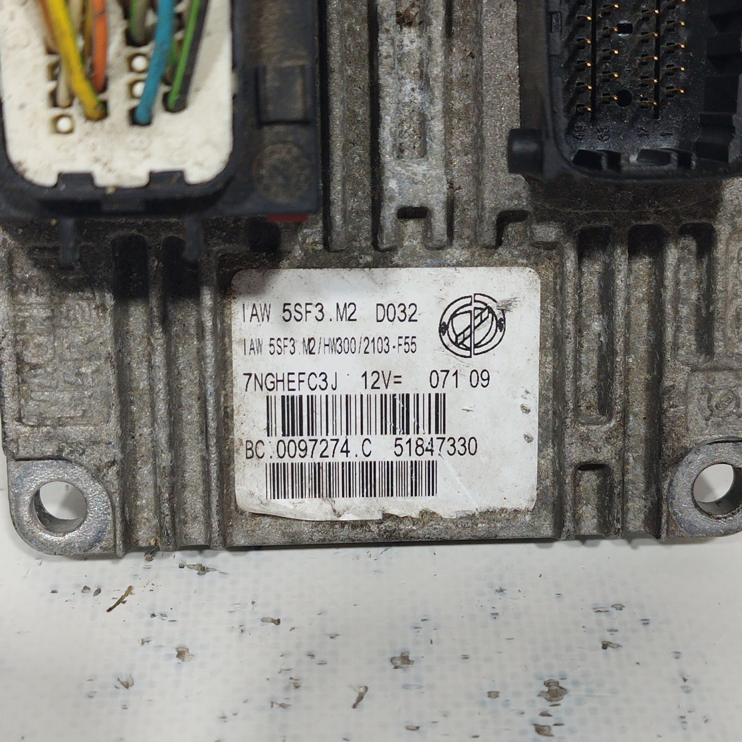 Zündsatz Fiat Grande Punto 1.4 B 2010 Code: IAW5SF3.M2 ecoAC6570