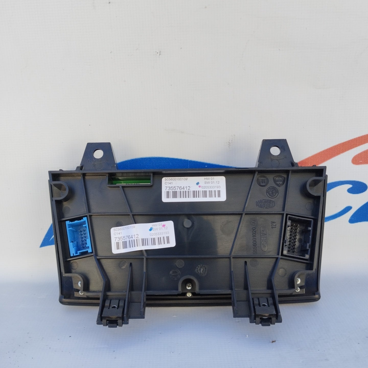 Lancia Ypsilon 2013 digitales Klimabedienteil Code 735576412 ecoAG4016