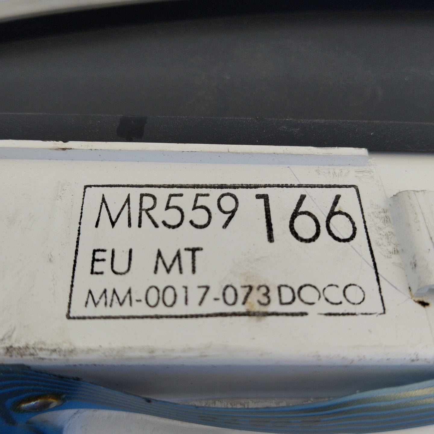 Mitsubishi L200 2.5 TDI 2002 Instrumentencluster-Code: MR559166 ECOAG4021