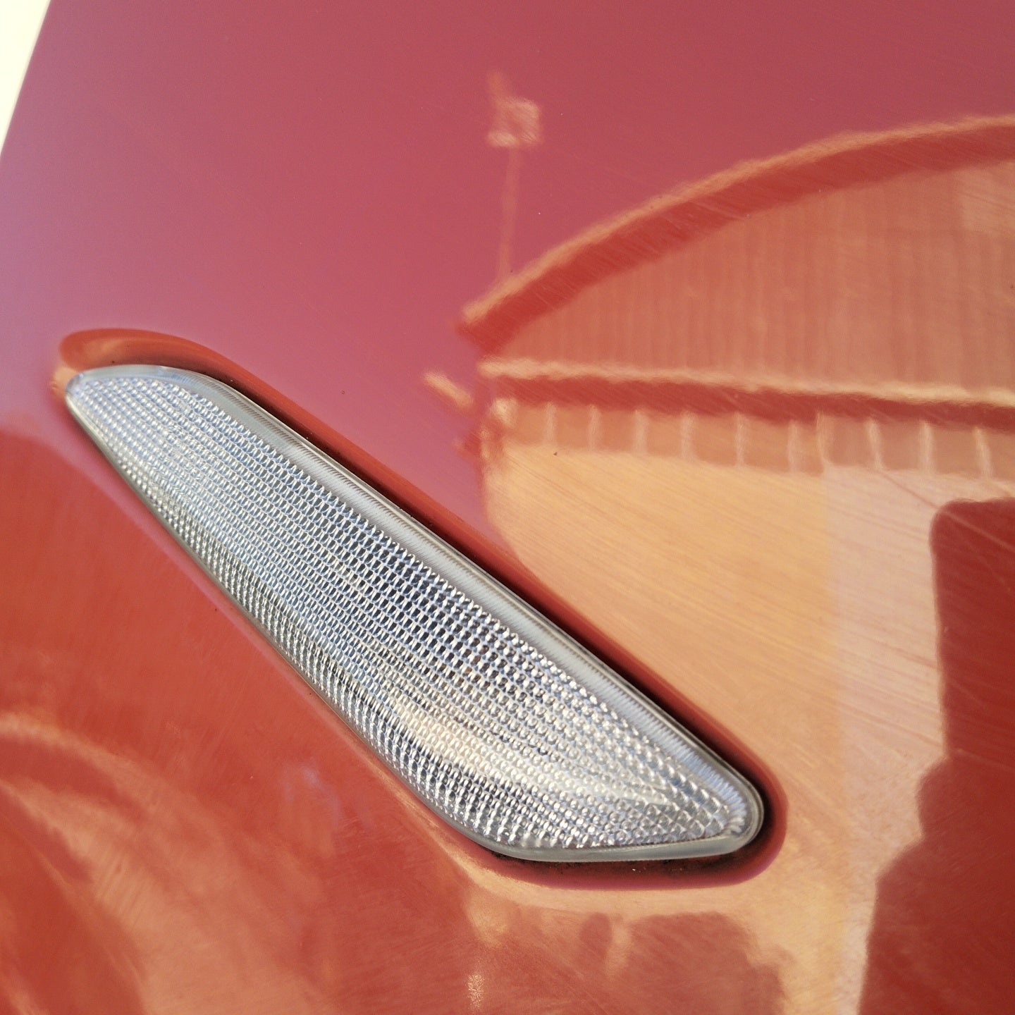 Red right fender Lancia Ypsilon 2013 ecoAG4024