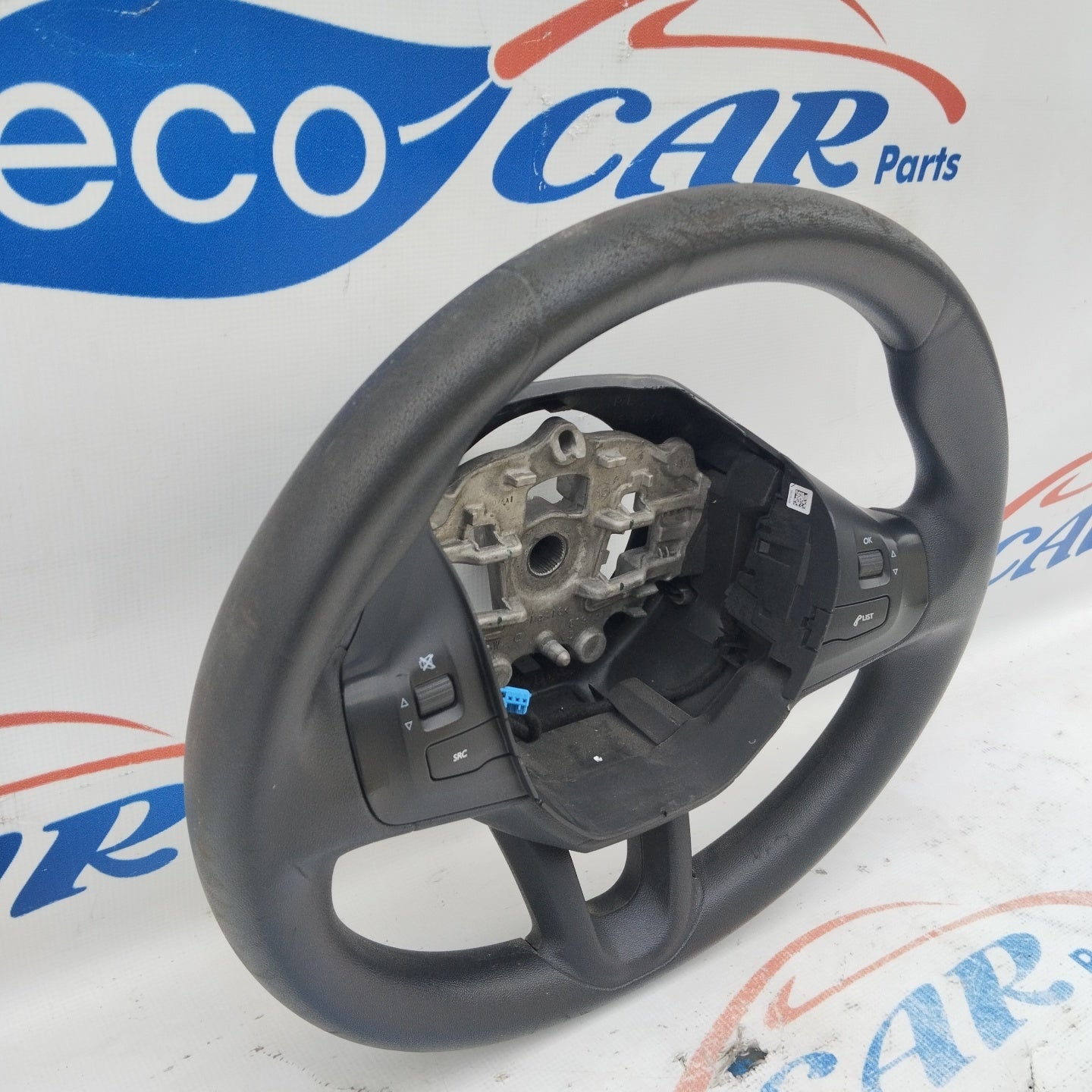 Steering wheel with controls Peugeot 208 2014 code: 6191372 ecoAG4029