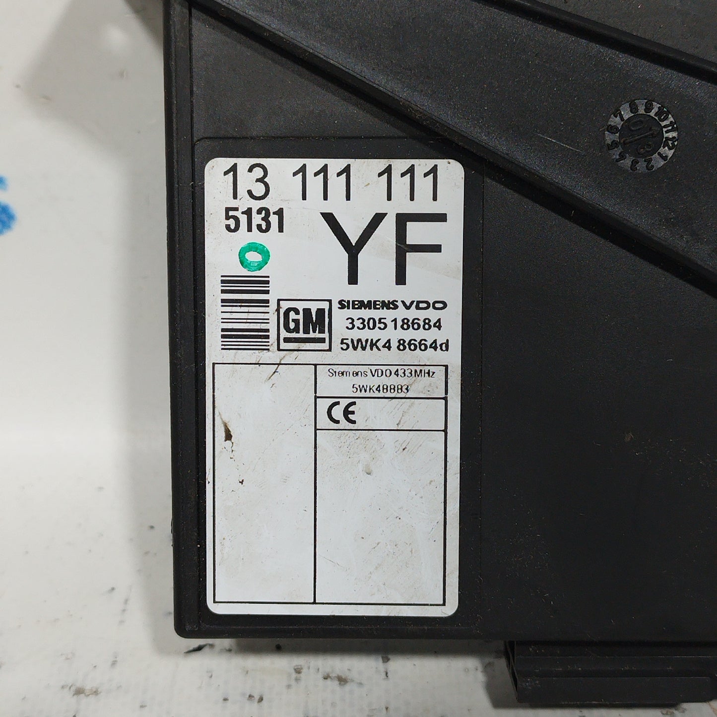 Zündanlage Opel Corsa 1.0 B 2000, Teilenummer: 0261206274 ecoAC6660