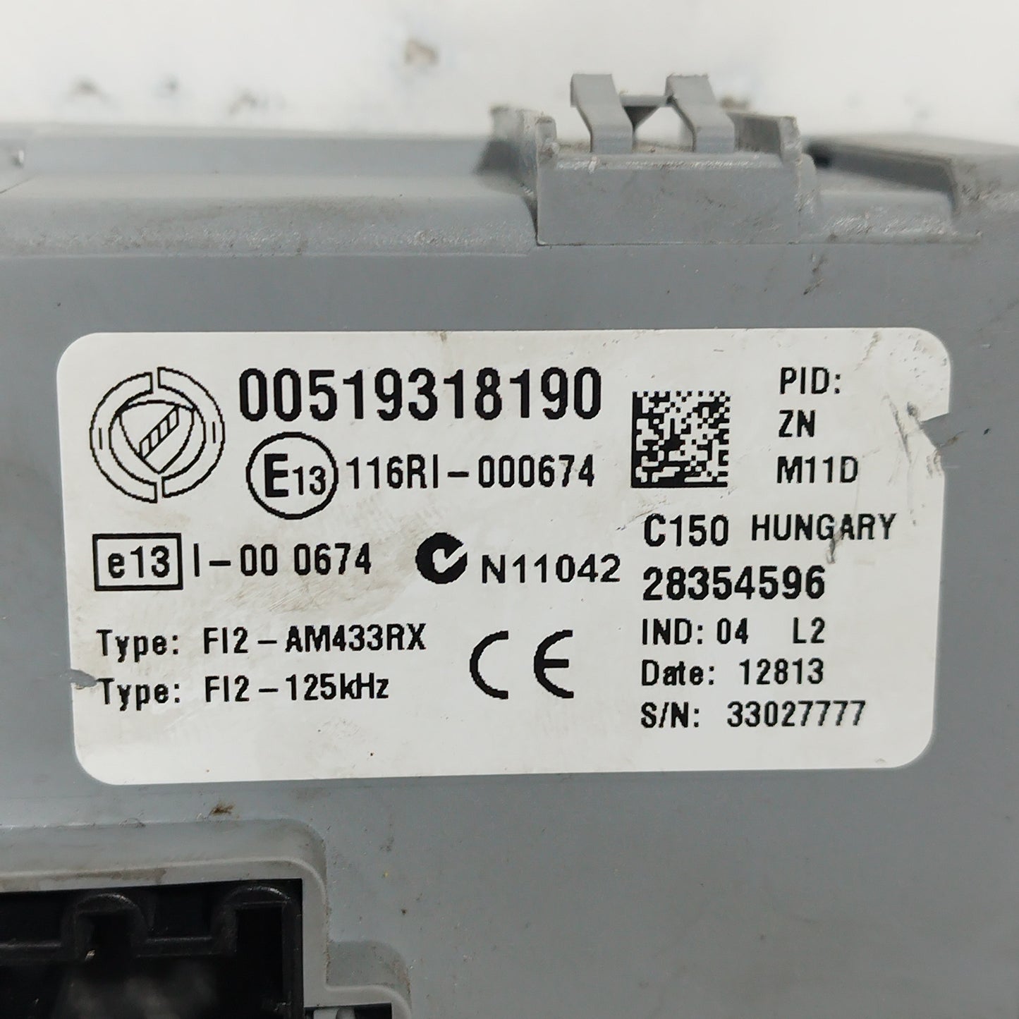 Zündanlage Fiat 500 1.2 B 69 PS 2012 Code: IAW5SF8E8 ecoAC6661