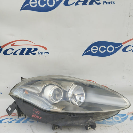 Fanale anteriore dx Fiat Bravo 2008 Fondo scuro freccia bianca ecoAG3725