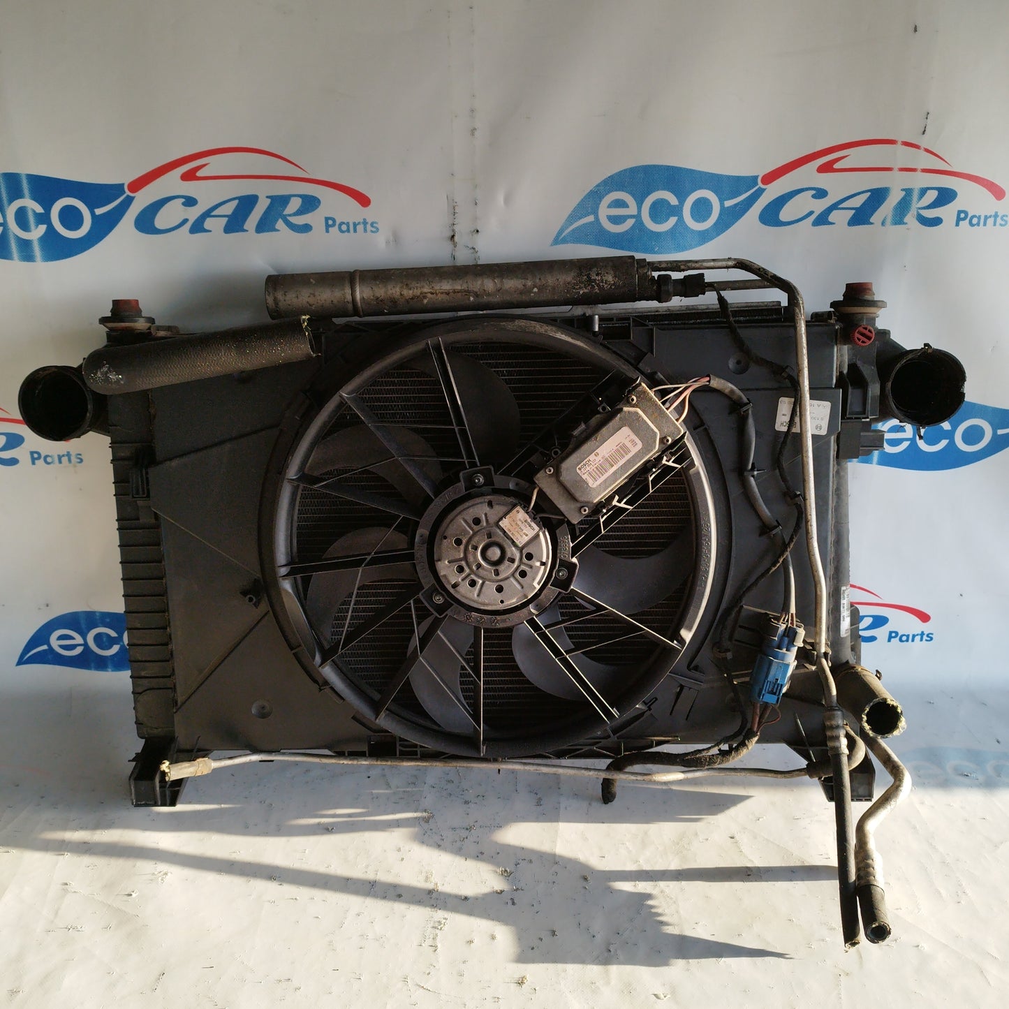 Kühlersatz komplett mit Ladeluftkühler Mercedes A-Klasse W169 2.0D 2008 Code: A1695002093 ecoAC6731