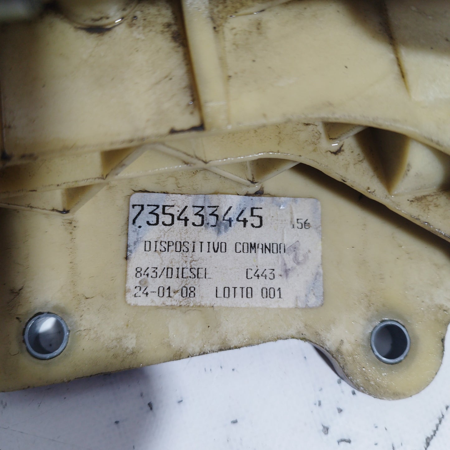 Gear lever with cords Lancia Y 1.3 MTJ 2007 cod: 735433445 ecoAC6764