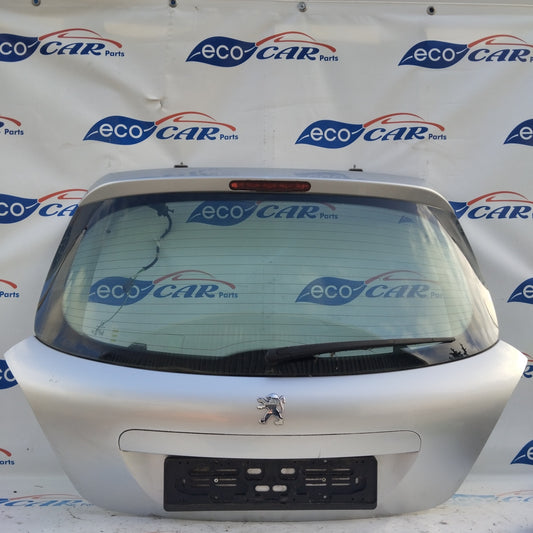 Portellone posteriore grigio argento Peugeot 207 2010 ecoAG4169