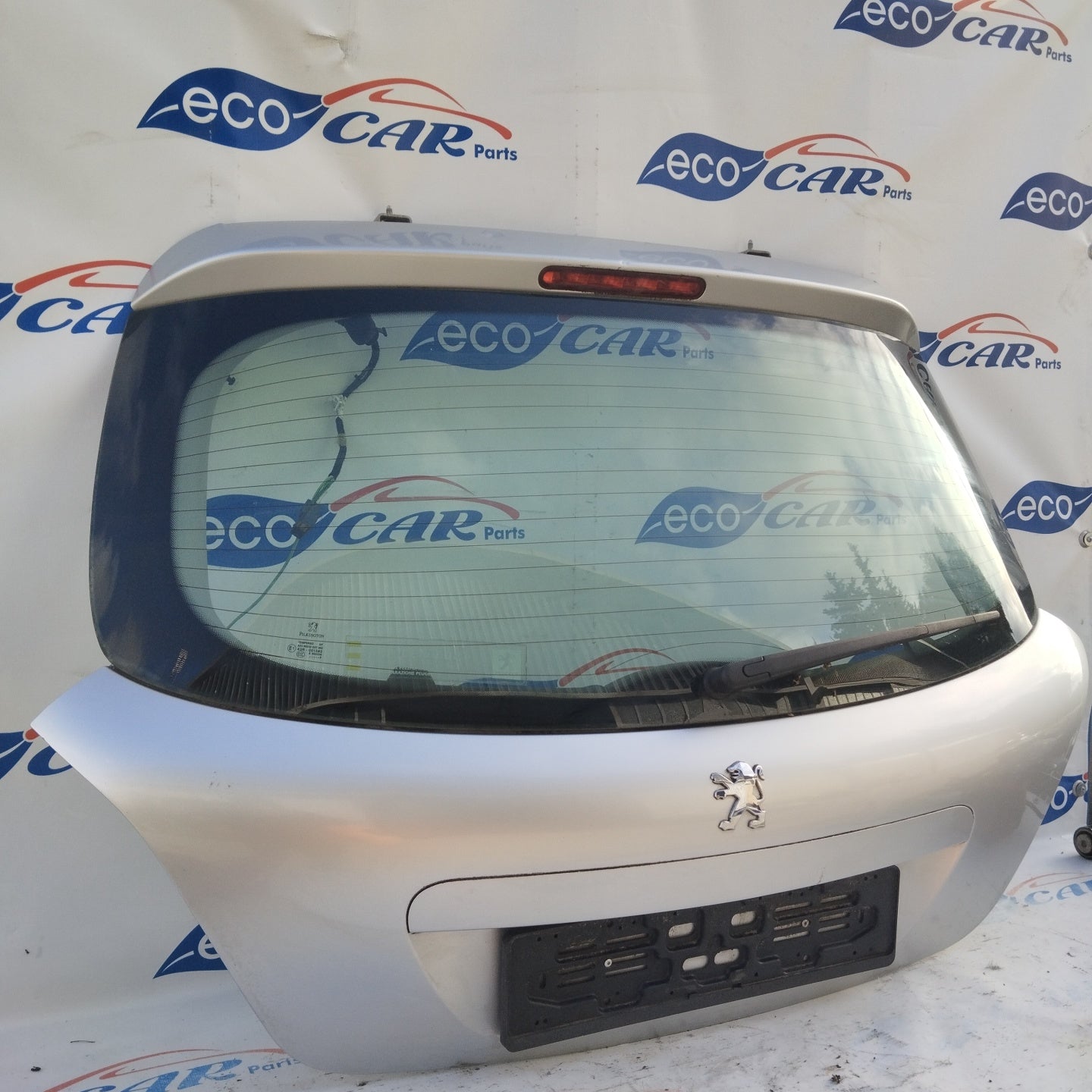 Portellone posteriore grigio argento Peugeot 207 2010 ecoAG4169