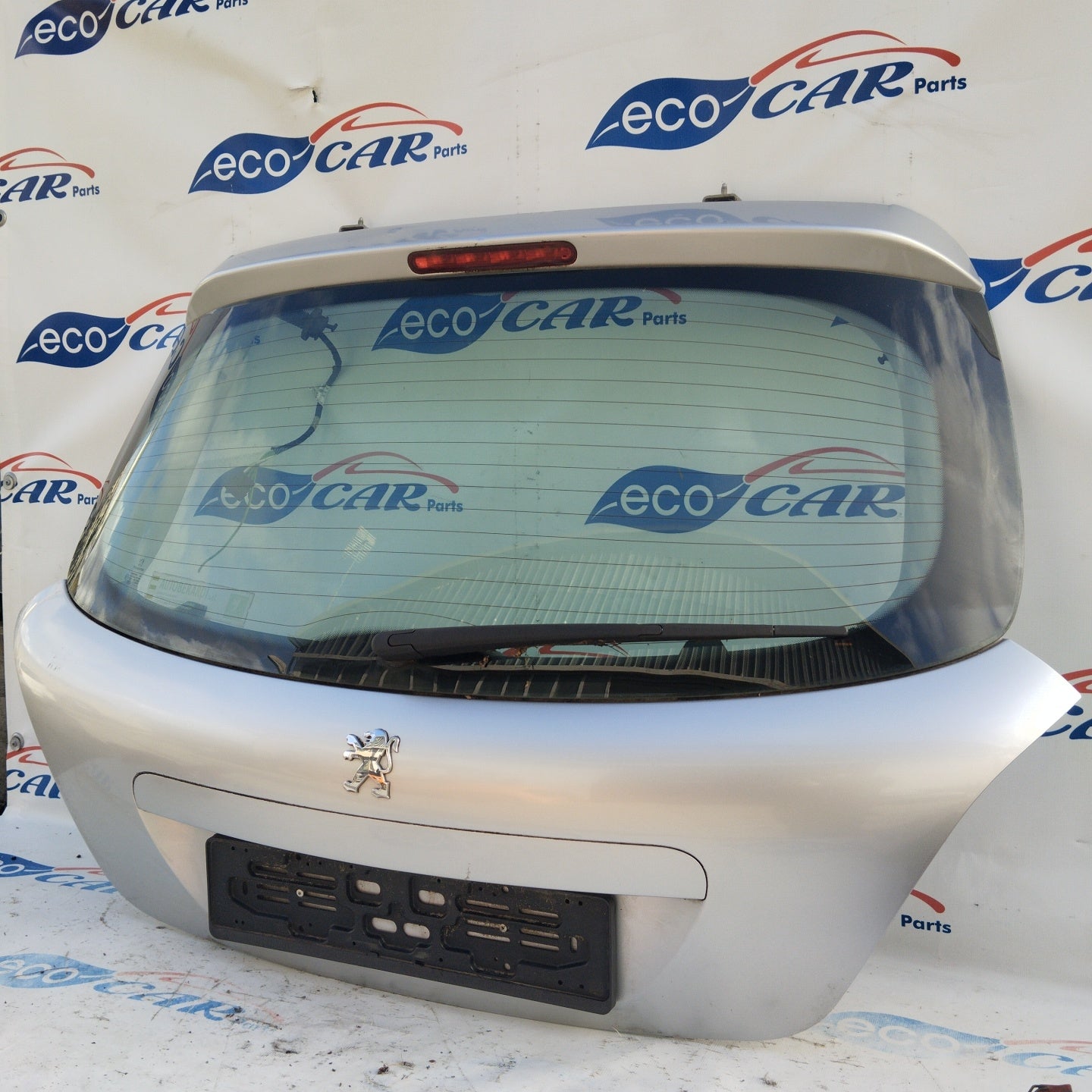Portellone posteriore grigio argento Peugeot 207 2010 ecoAG4169