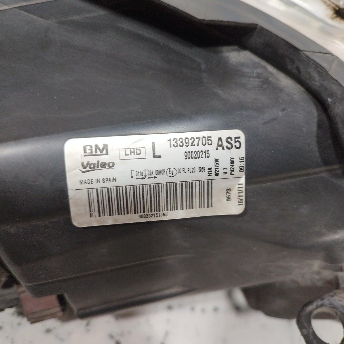 Fanale anteriore sx Opel Corsa D Restyling 2012 Codice: 13392705 ecoAC6804