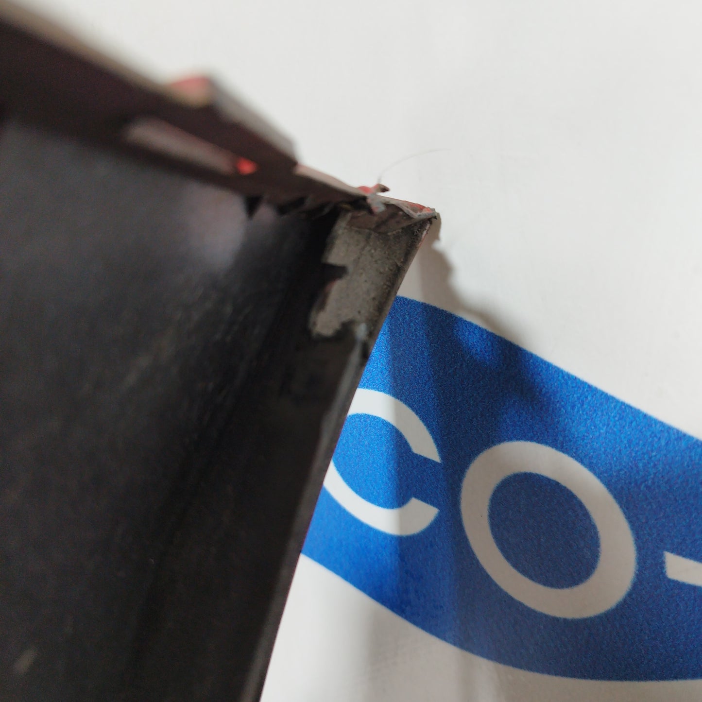 Red front bumper Opel Corsa D 2012 ecoAC6807