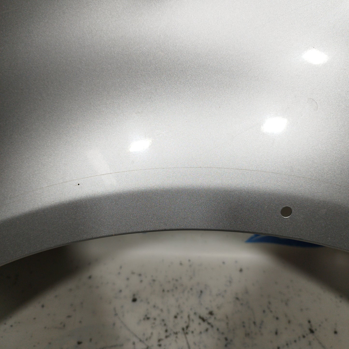 Left front fender silver gray Fiat 16 2010 ecoAC6813