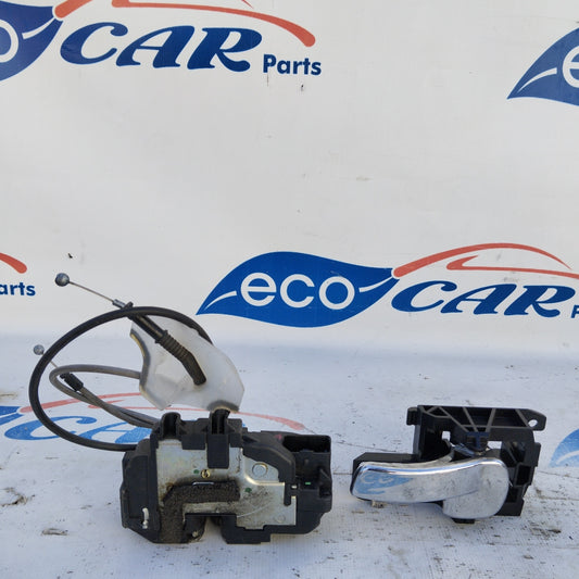 Serratura anteriore sx Nissan Qashqai ecoAG4216 completa di maniglia interna leggermente usurata