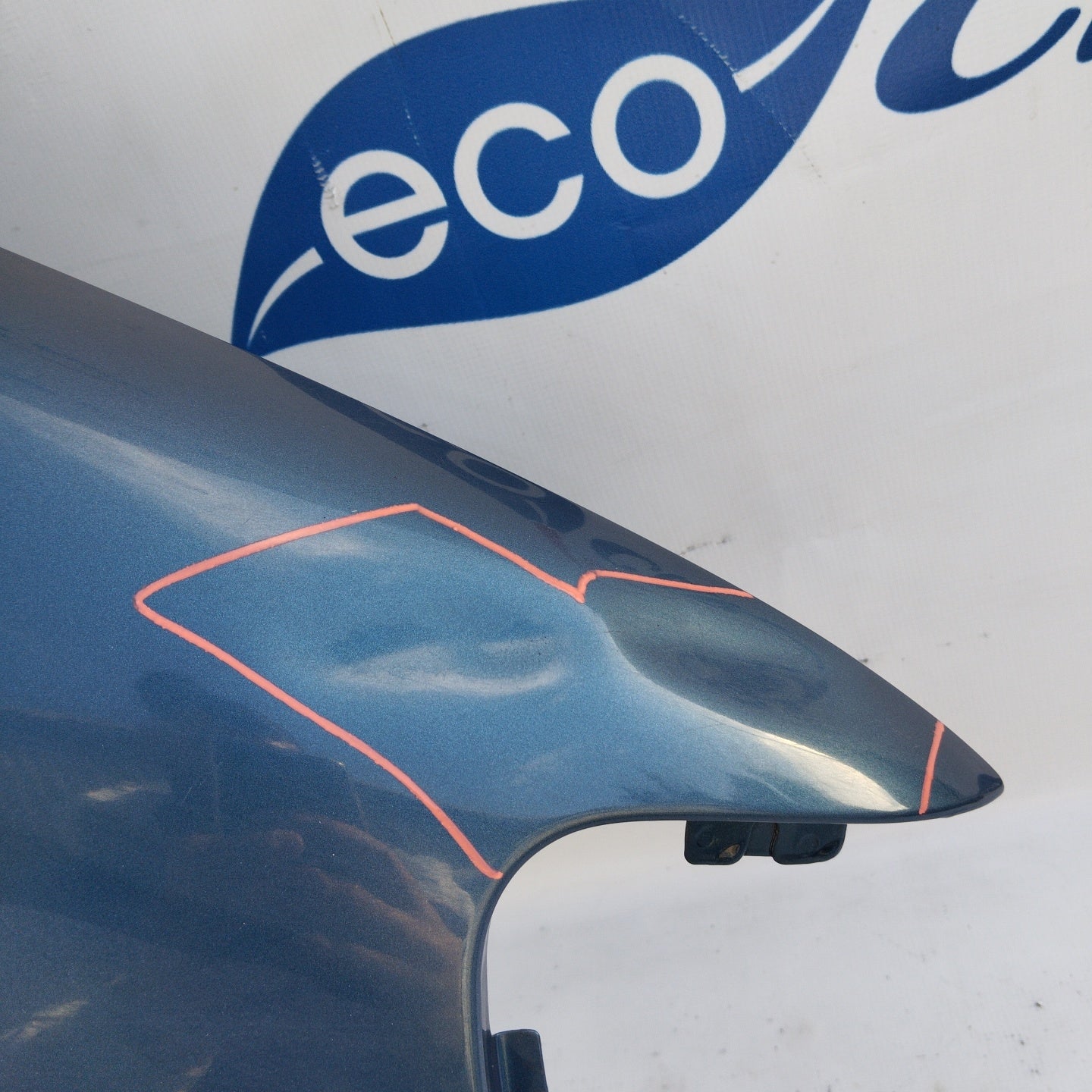 Parafango dx Nissan Terrano II blu ecoAG4219