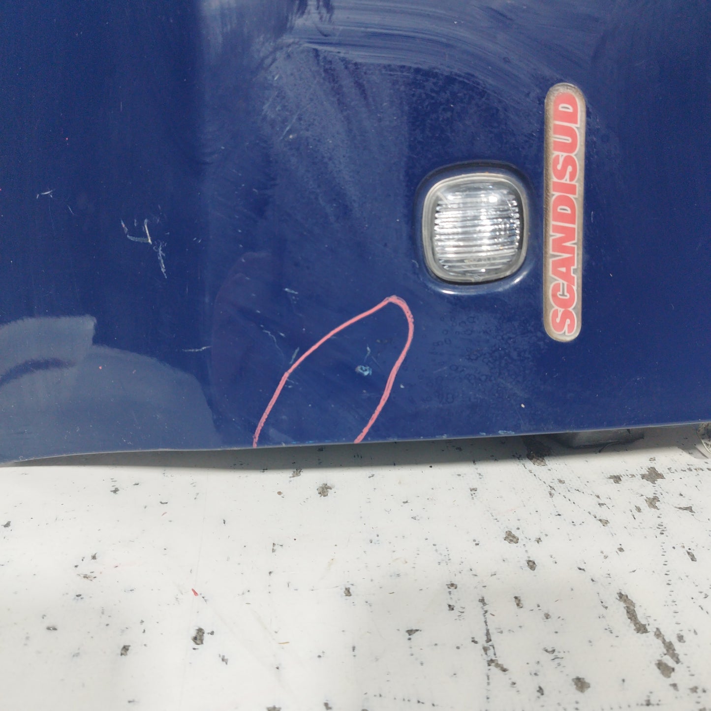 Parafango anteriore dx blu scuro Skoda Fabia 2008 ecoAC6458