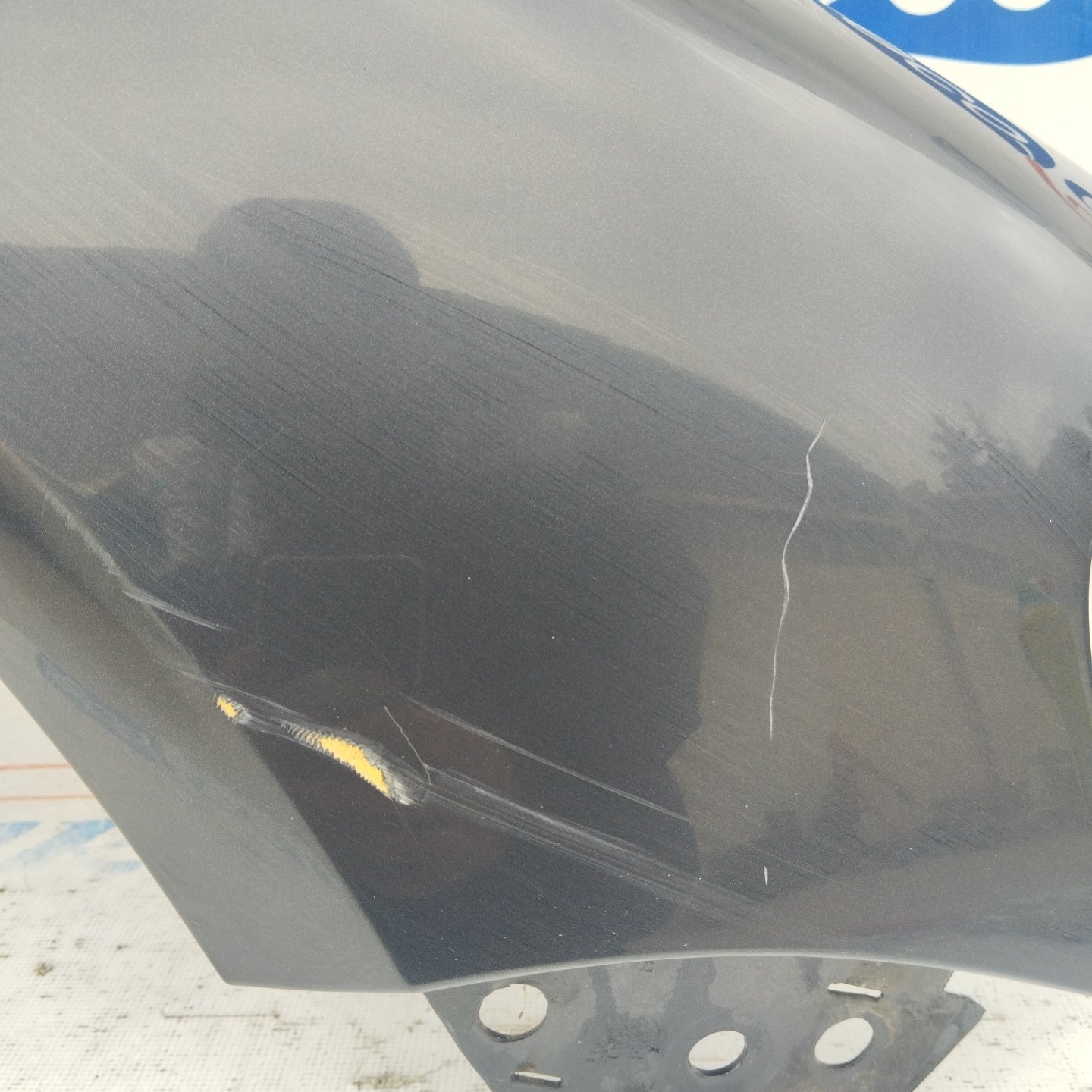 Black right fender Volkswagen Touareg 2004 ecoAG4237