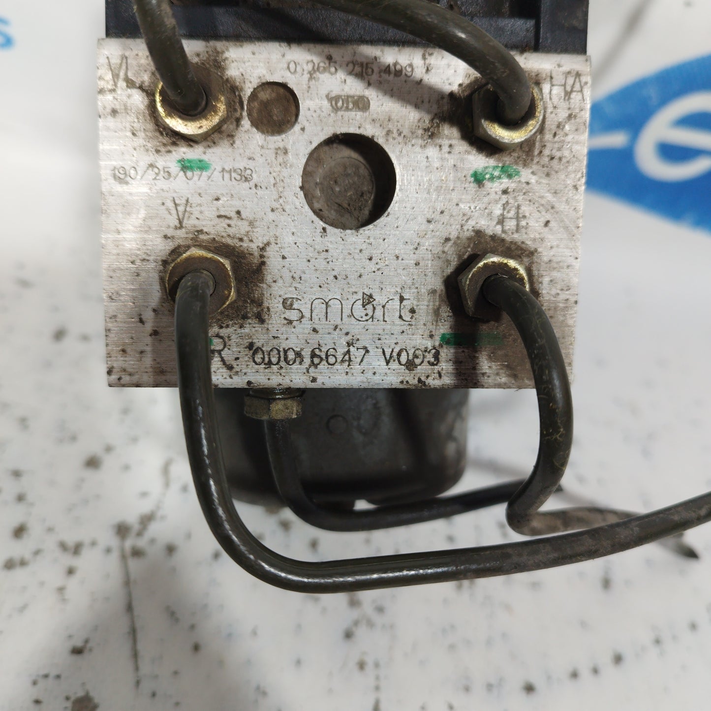 Abs pump Smart Fortwo 450 600 B 2002 cod: 0006647V003 / 273004530 ecoAC6909