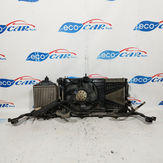 Kompletter Kühlersatz mit Ladeluftkühler für Lancia Musa 1.3MTJ, Baujahr 2007, Teilenummer: 851600600 ecoAC6926