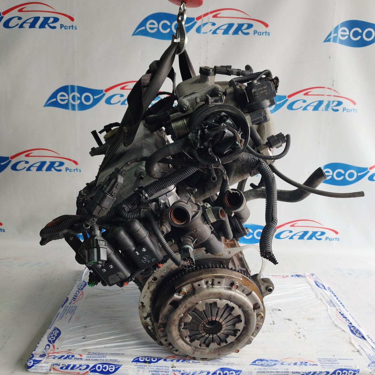 Engine Hyundai i10 1.1 B 2009 code: G4HG ecoAC6969