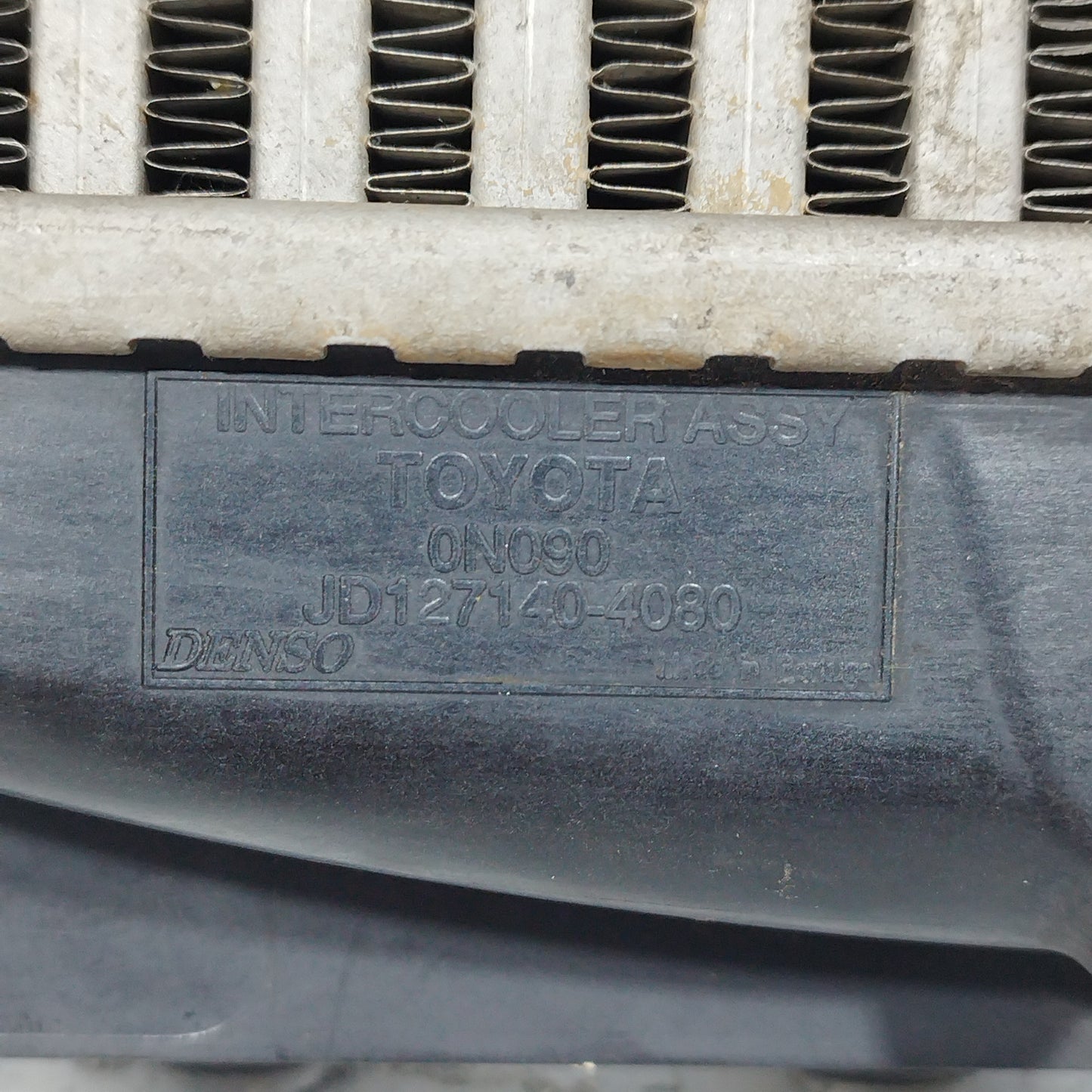 Radiatore intercooler Toyota Yaris 2014 1.4 D cod:JD127140-4080 ecoAC6973