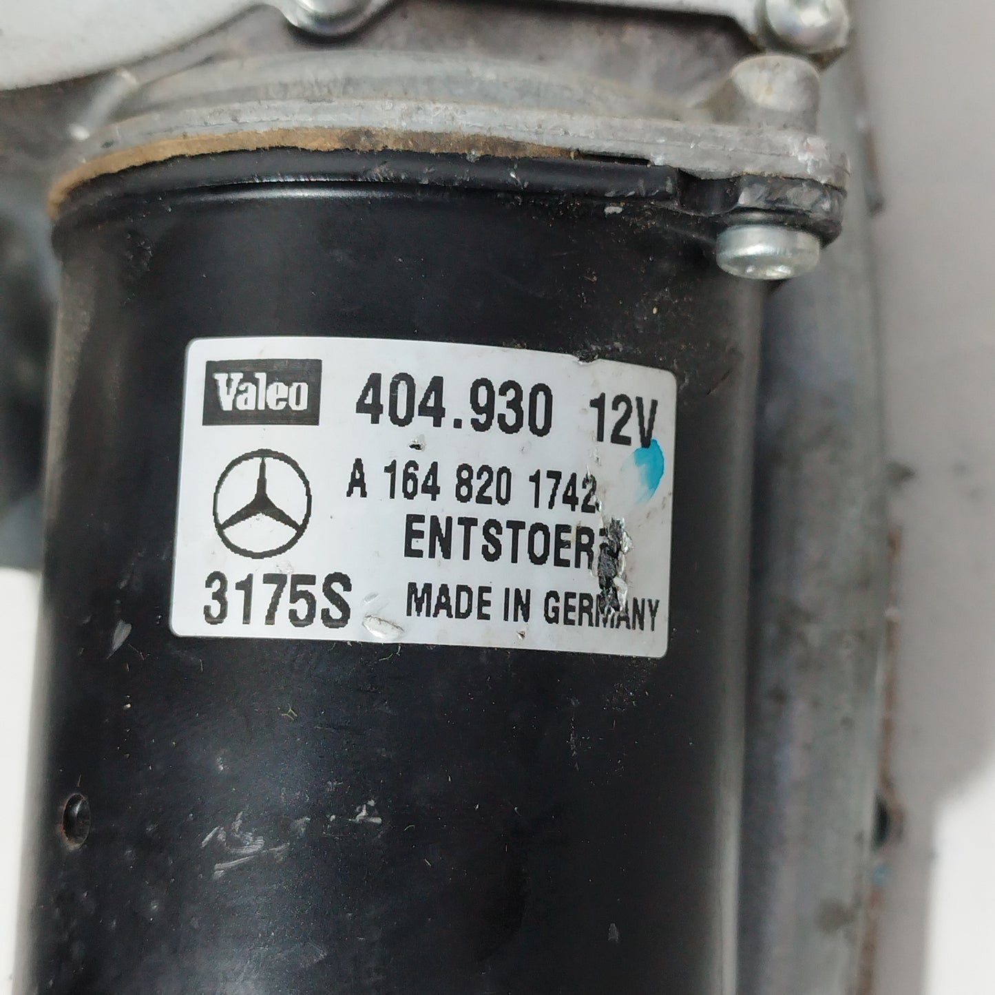 Front windshield wiper motor Mercedes ML 320 W164 2005 4 Pin code: A1648201742 ecoAC6990