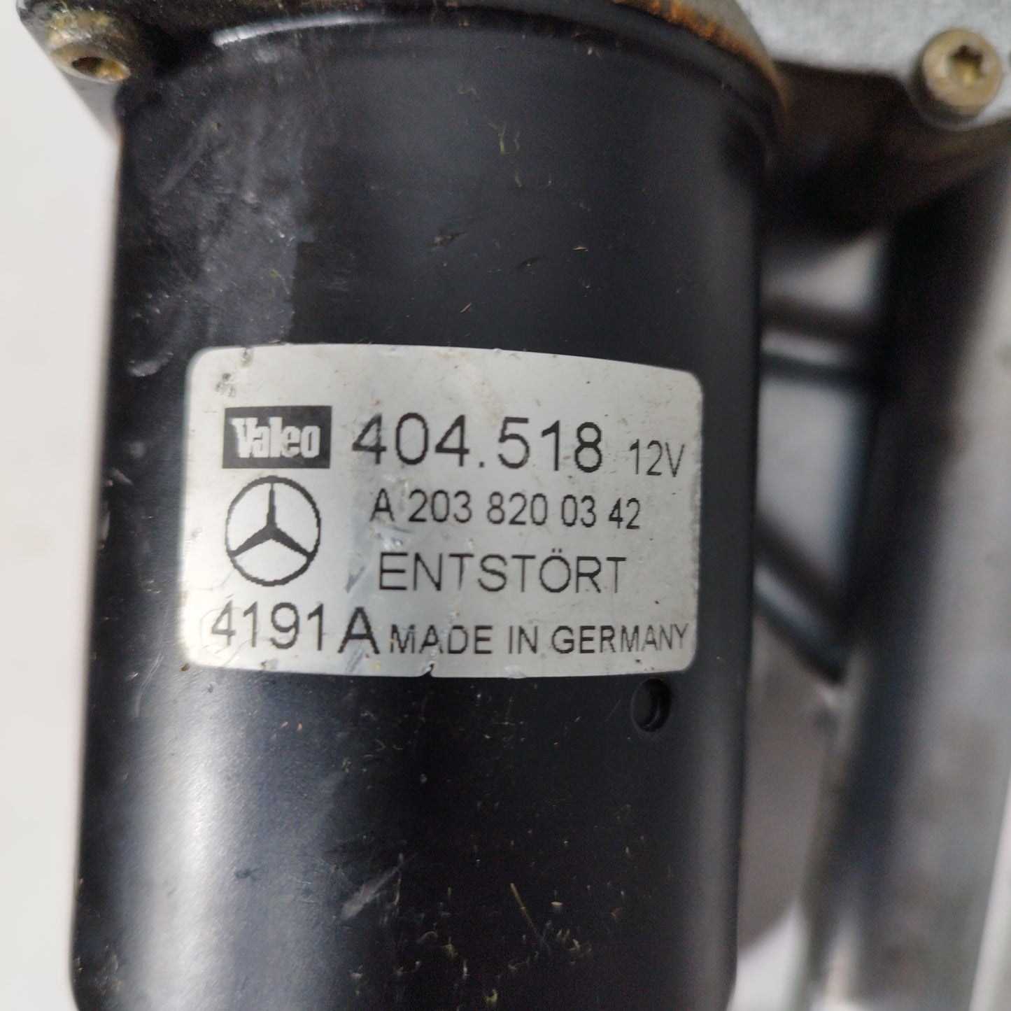 Front windshield wiper motor Mercedes C-Class 2003 4 Pin Code: 40451812V ecoAC7009